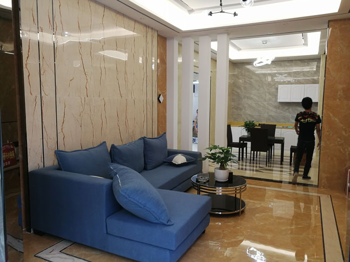 【实景案例】陶瓷一线品牌九洲国际官网瓷砖沉庆垫江200方专卖店鉴赏