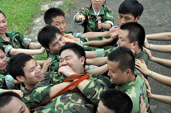 2013年8月九洲国际官网拓展训练